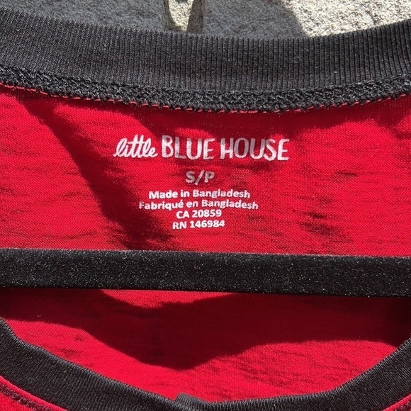 Little Blue House (Hatley) Moose on Red Nightdress Sz S - Picture 8 of 10